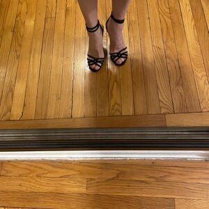 Jimmy Choo Black Strappy Heels